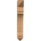 Ekena Millwork Merced Arts & Crafts Rough Sawn Bracket, Western Red Cedar, 4"W x 16"D x 28"H BKT04X16X28MRC03RWR - alternate 2